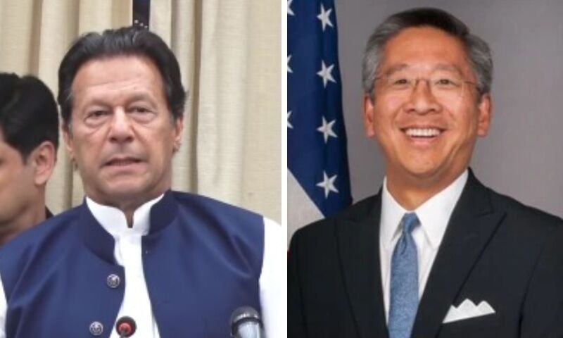 عمران خان: واشنگتن پیام های تهدیدآمیزی از طریق فرستاده پاکستان برایم ارسال کرده بود