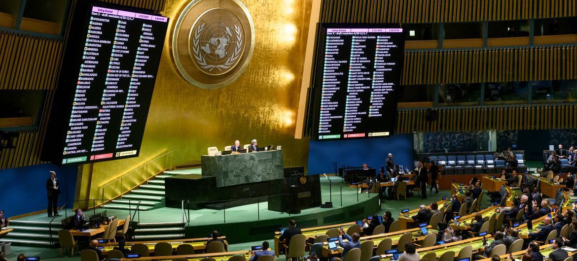 محکومیت روسیه در سازمان ملل/ ایران رای ممتنع داد