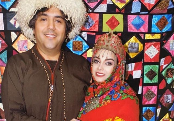 تیپ ترکمن صبا راد و همسرش مانی رهنما + عکس