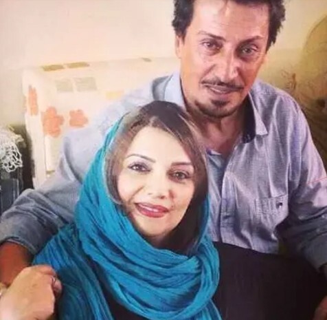 عکس عاشقانه الهام پاوه نژاد در بغل شوهرش