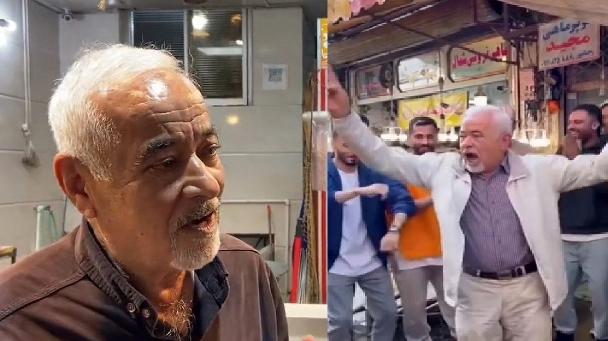اطلاعیه پلیس گیلان درباره حواشی رقص پیرمرد معروف بازار رشت: رضا بوقی دستگیر نشده است