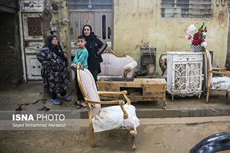 خسارت‌ شدیدی سیل به مردم مشهد/عکس