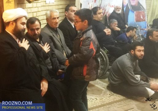 عیادت نوه امام از آسایشگاه جانبازان ثارالله/عکس عیادت نوه امام از آسایشگاه جانبازان ثارالله/عکس