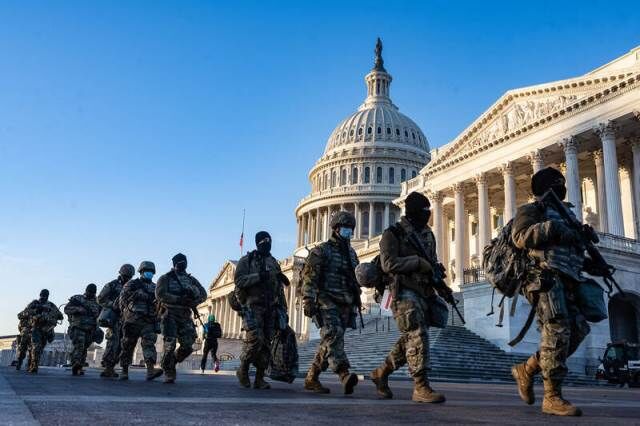ارتش آمریکا: برای حفظ امنیت مراسم تحلیف بایدن ۲۵ هزار نیروی گارد ملی در واشنگتن مستقر خواهند شد