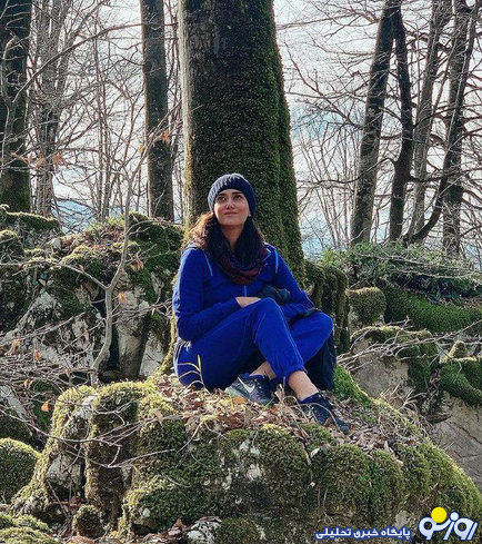 خوشگذرونی پریناز ایزدیار در جنگل‌های شمال+ عکس