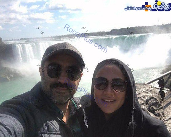 خوش گذرانی محسن تنابنده و همسرش در خارج از کشور /عکس