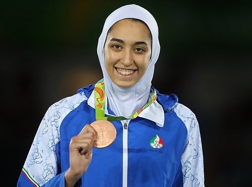 حضور کیمیا علیزاده در تیم پناهندگان المپیک