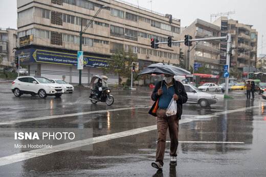 احتمال بارندگی در تهران
