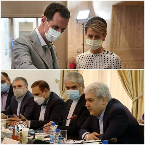 بشار اسد در دیدار با یک ایرانی به کرونا مبتلا شد؟