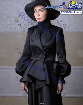 تیپ اروپایی حدیث فولادوند با کت و دامن+عکس