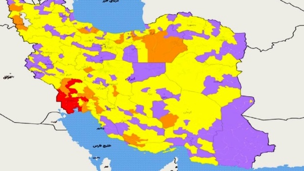 اسامی شهرهای قرمز و نارنجی کرونایی اعلام شد