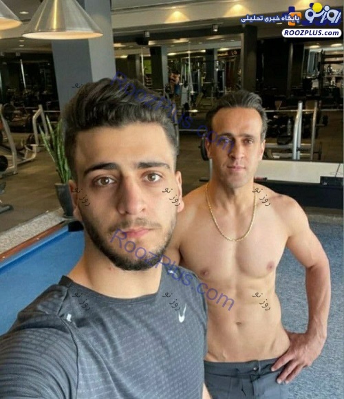علی کریمی و پسرش هاوش در سالن بدنسازی/عکس علی کریمی و پسرش هاوش در سالن بدنسازی/عکس