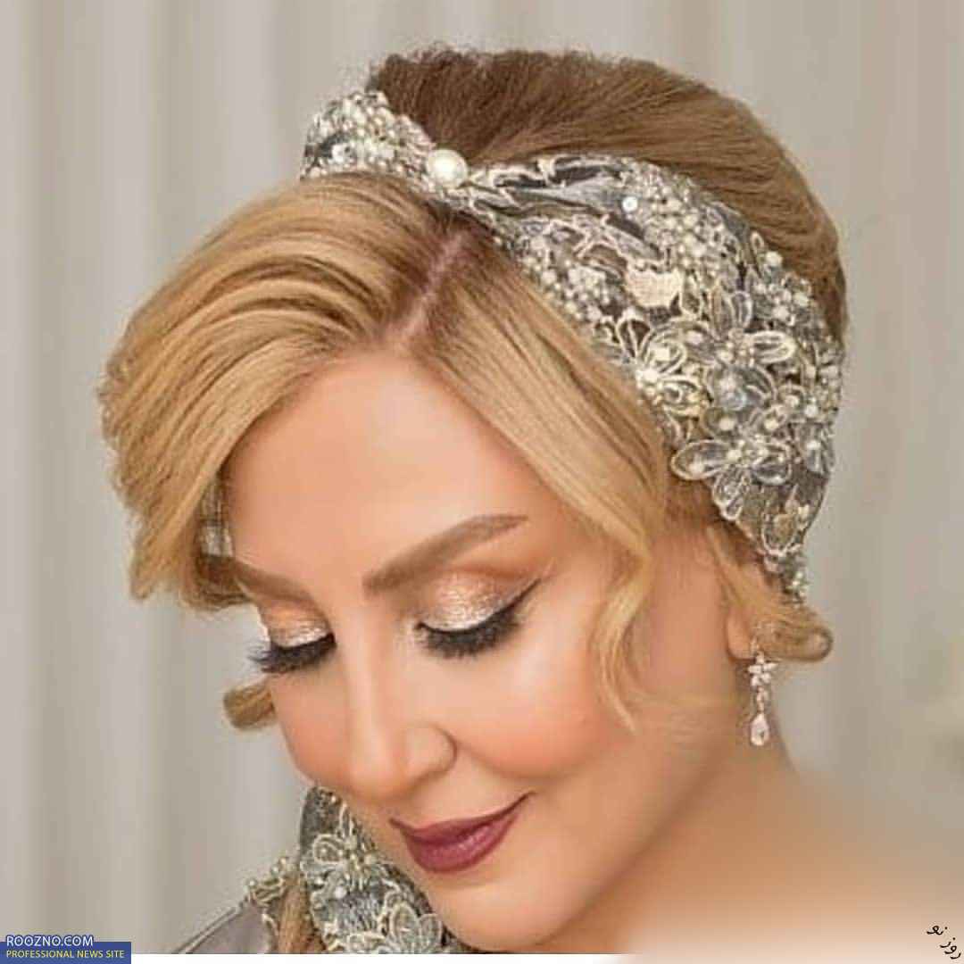 چهره مرجانه گلچین با استایل و گریم عروس + عکس چهره مرجانه گلچین با استایل و گریم عروس + عکس