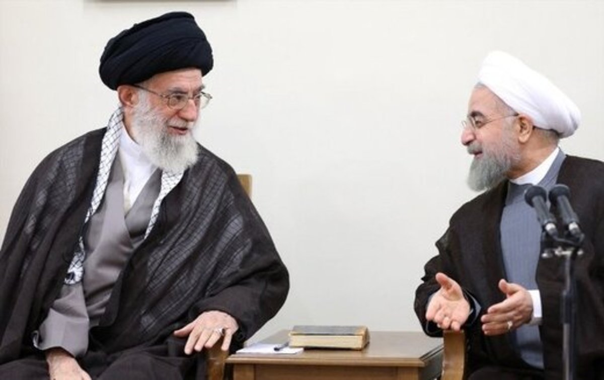 دیدار یک ساعته حسن روحانی با رهبر معظم انقلاب