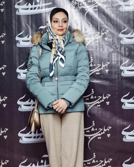 یکتا ناصر با استایل جدیدش در سینما آزادی/عکس
