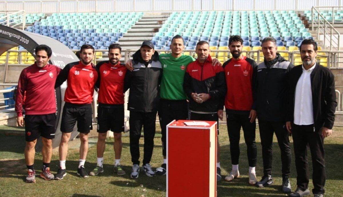 اتفاق جذاب در تمرین پرسپولیس اتفاق جذاب در تمرین پرسپولیس