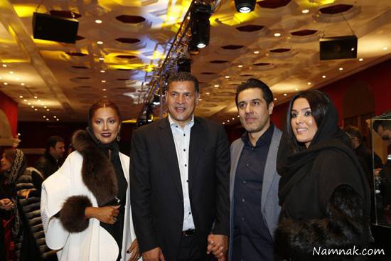 استایل جدید زن علی دایی برای حضور در تالار مجلل/عکس