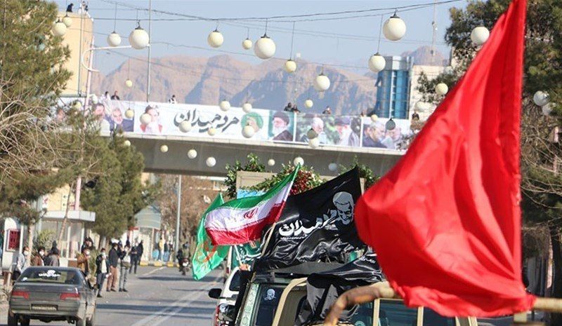 راهپیمایی خودرویی ۲۲ بهمن در شهر‌های قرمز