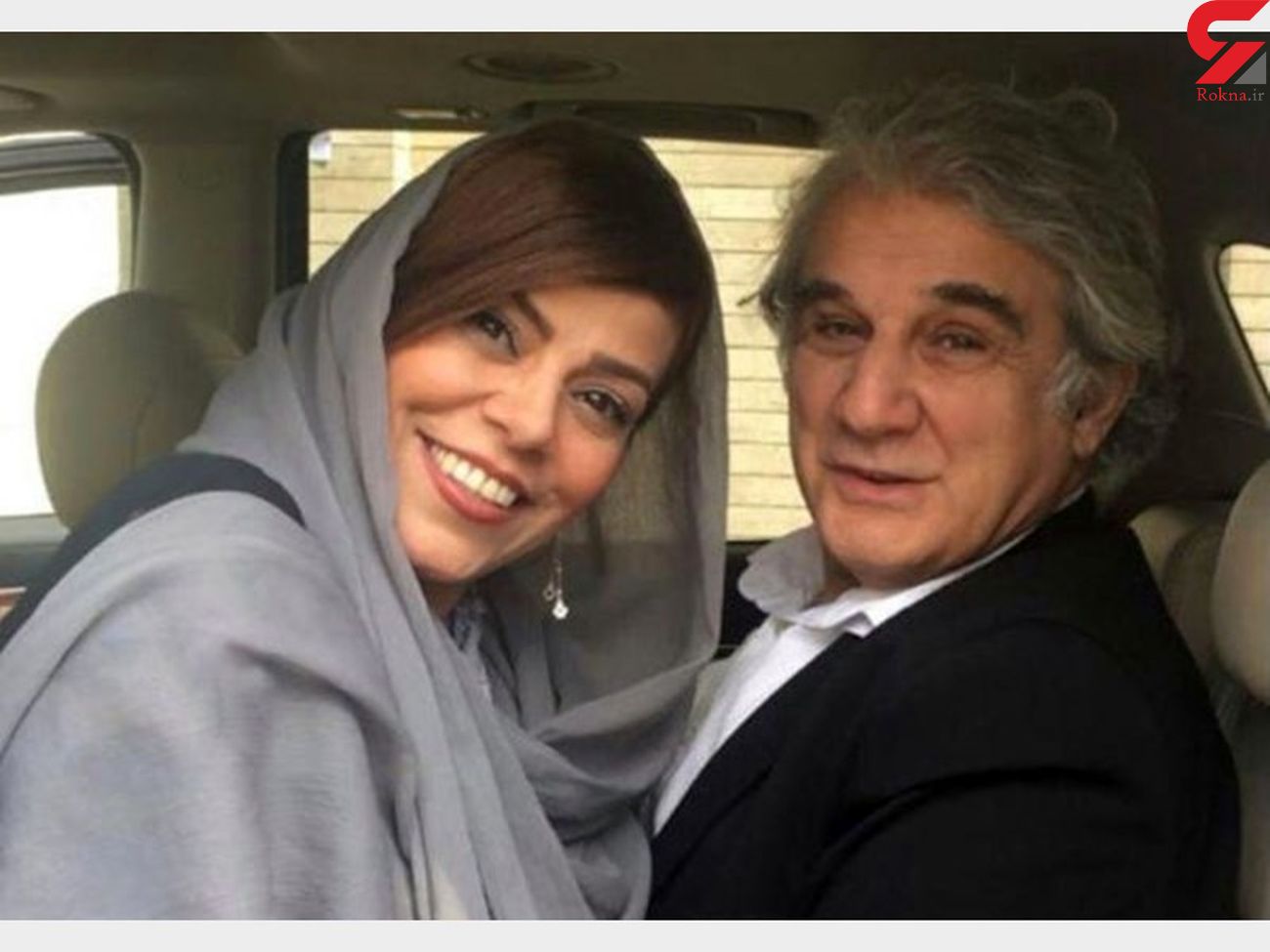 مهدی هاشمی با زن جدید و جوانش!/عکس