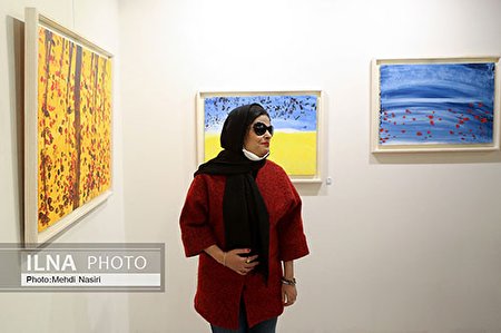 نمایشگاه نقاشی مریم حیدرزاده/عکس