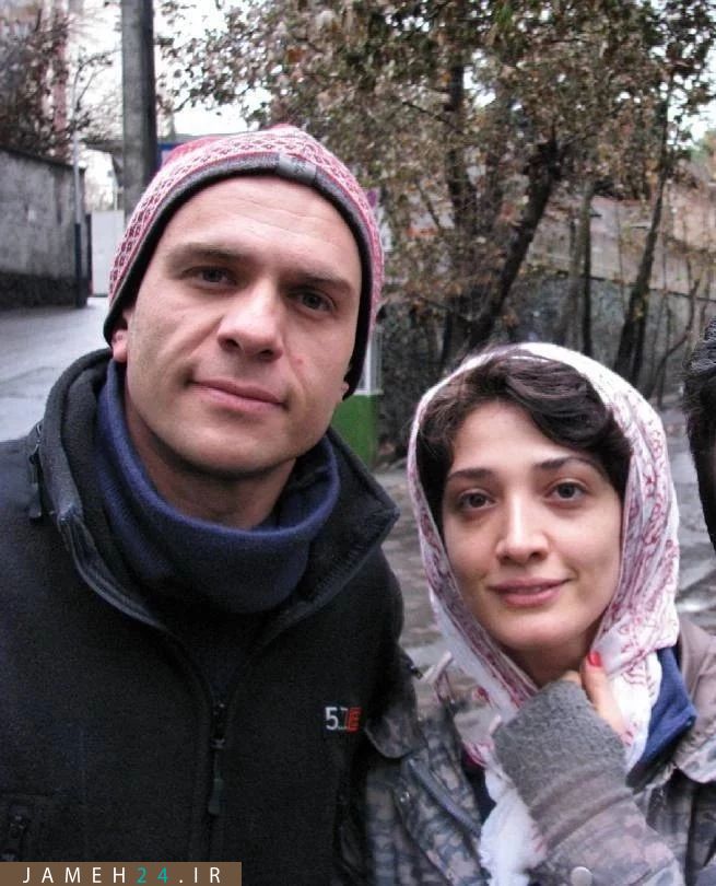 سلفی بابک حمیدیان در کنار خانم بازیگر + عکس