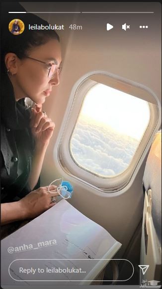 بازیگر مشهور زن مهاجرت کرد؟/عکس