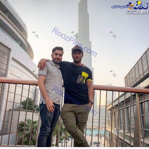 محمدرضا گلزار و برادرش در خارج از کشور+عکس