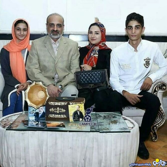 محمد اصفهانی و خانواده اش+ عکس