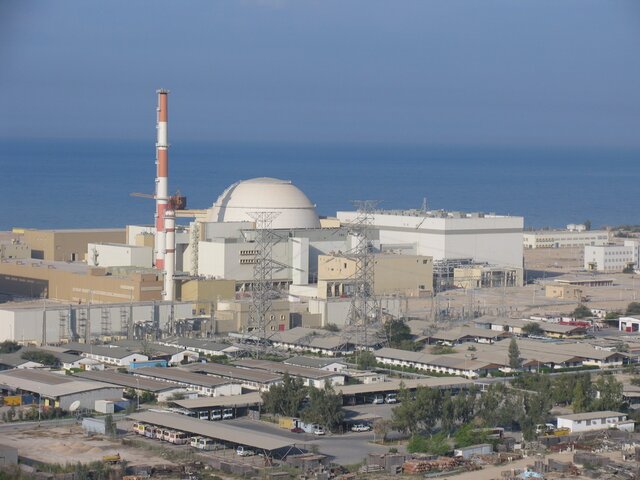 سازمان انرژی اتمی: نیروگاه بوشهر به دلیل نقص فنی به طور موقت خاموش و از شبکه سراسری برق خارج شد