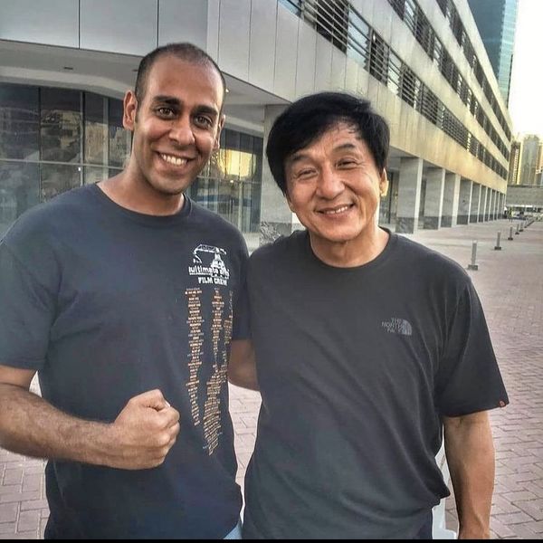  ارشا اقدسی و جکی چان 