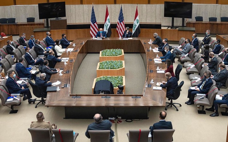 توافق بغداد و واشنگتن برای خروج نیروهای رزمی آمریکا از عراق تا پایان ۲۰۲۱