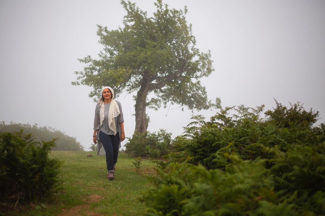 لوندی های هانیه توسلی در عکس های جدیدش هانیه توسلی در طبیعت