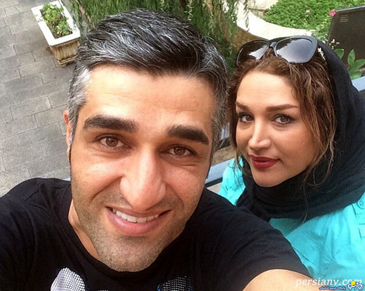لو رفتن عکس همسر زیبای پژمان جمشیدی