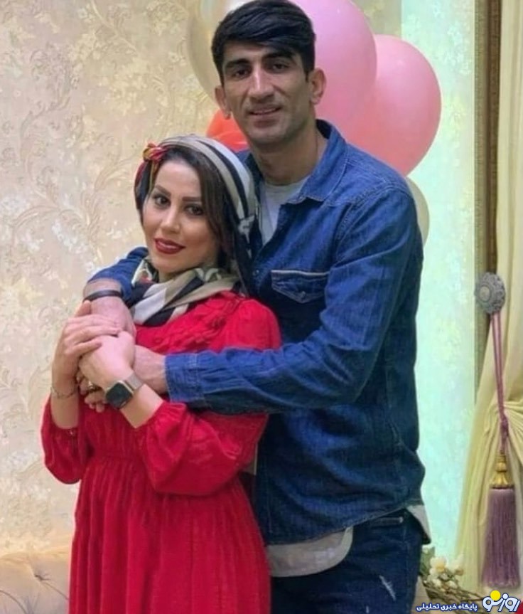 علیرضا بیرانوند و همسر قرمزپوشش در تولد/عکس
