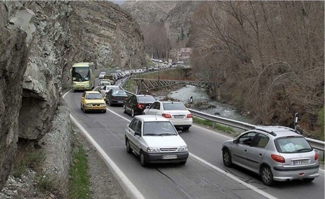 وضعیت جاده‌ها و راه ها، امروز ۲۴ شهریور ۱۴۰۰ / ترافیک سنگین در آزادراه قزوین - کرج
