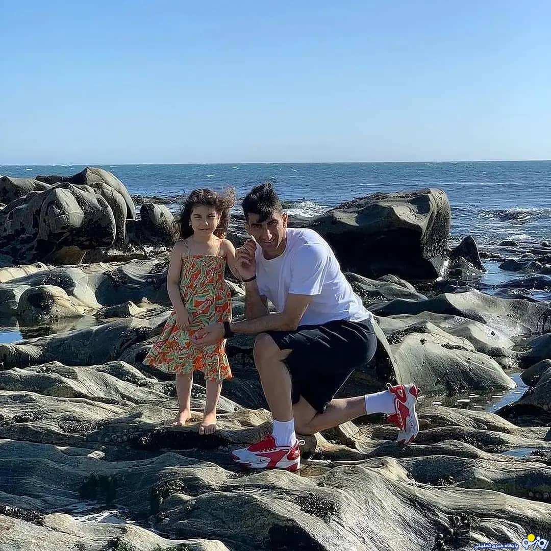 علیرضا بیرانوند خوشگذرانی خانوادگی علیرضا بیرانوند کنار دریا + عکس