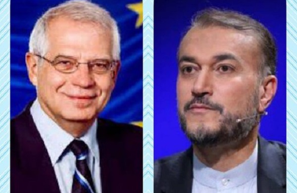 تاکید بورل بر اعلام تاریخ مورد نظر تهران برای نشست بعدی وین / امیرعبداللهیان: برای ایران مذاکره ای که نتایج ملموس و عملی داشته باشد، قابل قبول است تاکید بورل بر اعلام تاریخ مورد نظر تهران برای نشست بعدی وین / امیرعبداللهیان: برای ایران مذاکره ای که نتایج ملموس و عملی داشته باشد، قابل قبول است