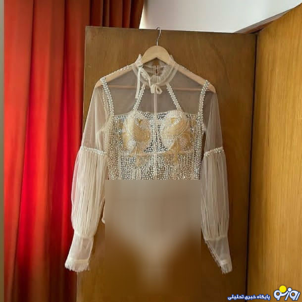 جنجال لباس تمام شیشه ای فرشته حسینی/عکس