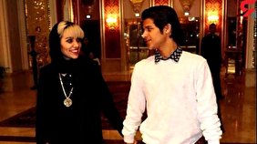 فیلم ناز کردن منشوری همسر مهدی قائدی