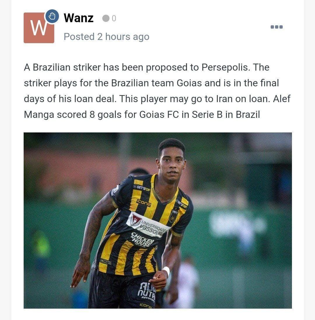 یک ستاره خارجی در لیست یحیی پرسپولیس پرسپولیس یک ستاره خارجی در لیست یحیی