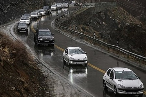 راه ها و شرایط امروز 15 آبان 1400 / ترافیک سنگین در اتوبان قزوین - کرج