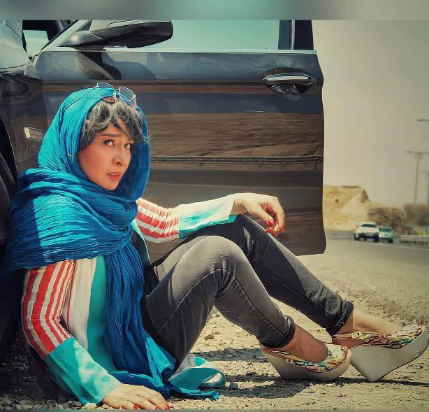 لباس و کفش های جیغ همسر جواد عزتی/عکس