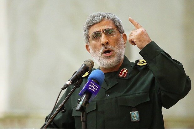سردار قاآنی : با کوچک‌ترین حرکت ‌دندان‌تان ‌را خرد می‌کنیم‌ / جغرافیای اطراف ایران را ترک کنید