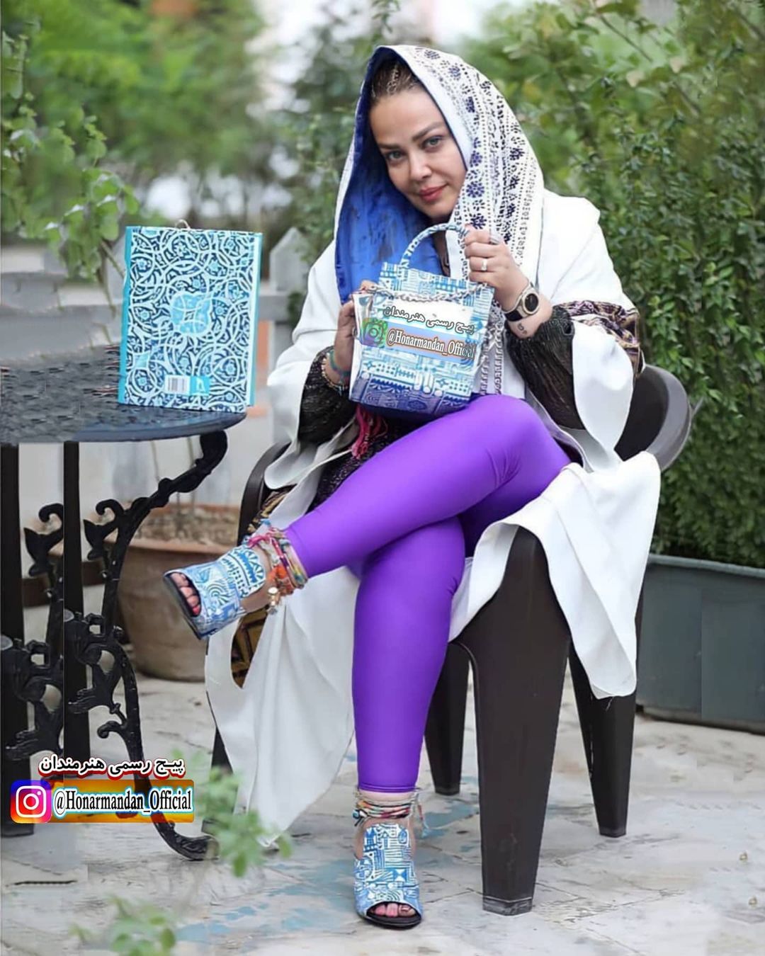 عکس حاشیه ساز بهاره رهنما با ساپورت فوق جذب