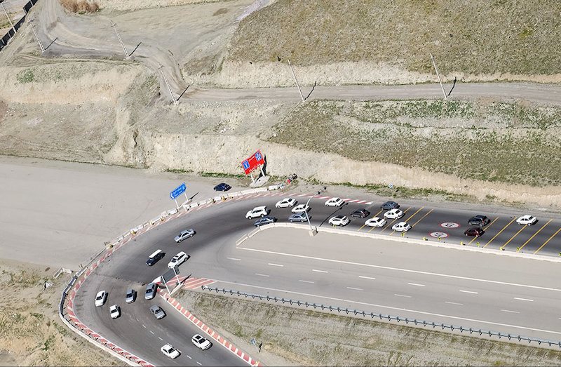 وضعیت جاده ها و راه ها، امروز ۱۴ فروردین ۱۴۰۱ / ترافیک سنگین در آزادراه قزوین - کرج