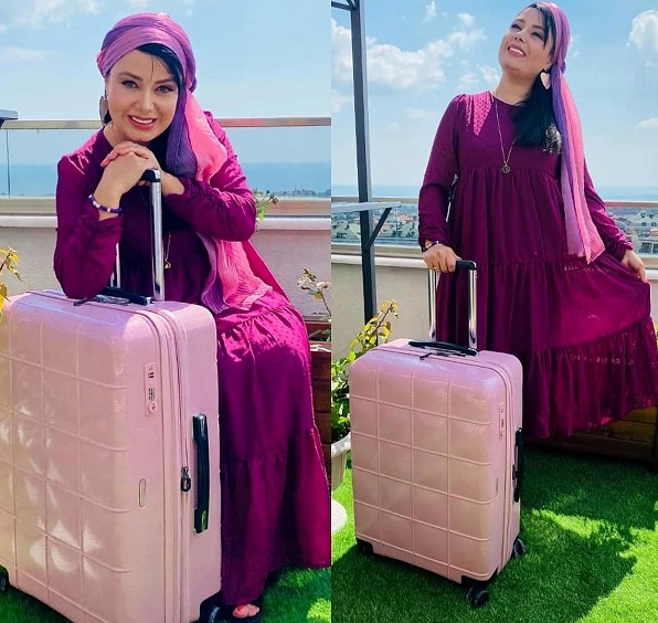 خانم مجری با استایل جدیدش در حال سفر به کجاست؟