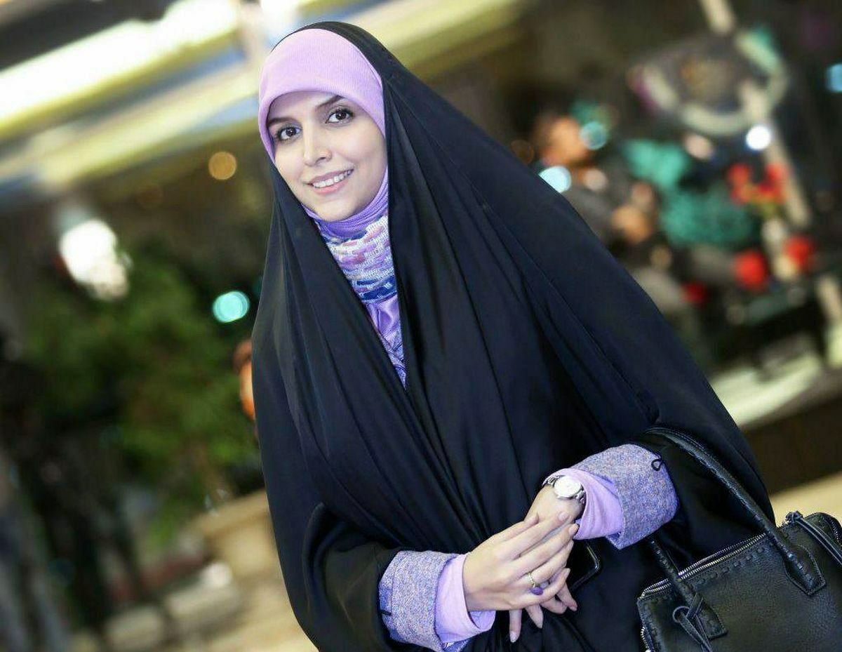 اس ام اس حجاب باز شدن مژده لواسانی / مجری چادر رادیو!  (+ عکس)