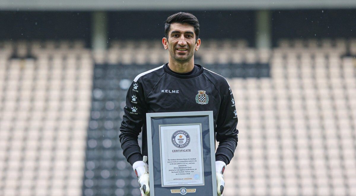 علیرضا بیرانوند بازهم در گینس ثبت می شود؟ علیرضا بیرانوند بازهم در گینس ثبت می شود؟