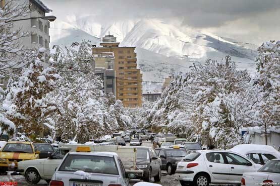 بارش برف و باران در تهران از امشب تا صبح جمعه
