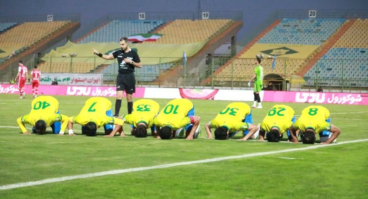 غوغای آبادانی ها بعد از گل به پرسپولیس